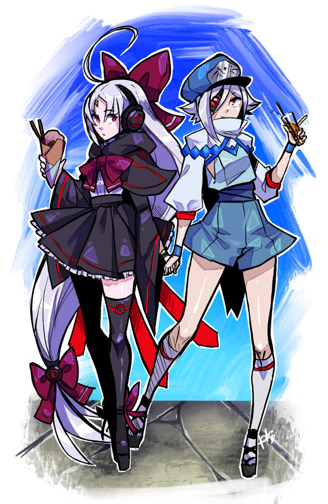 girls day (UNI + BlazBlue)